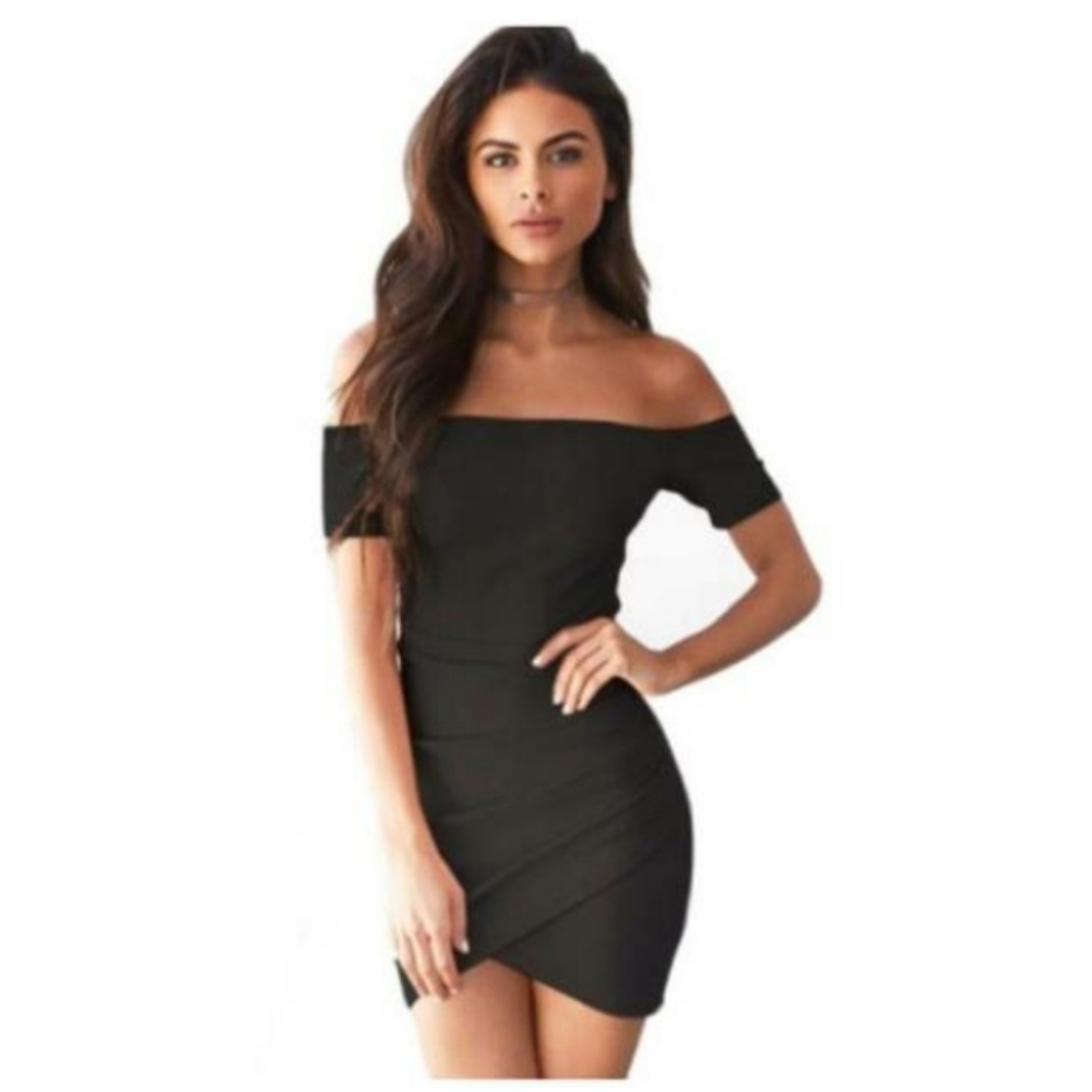 Black off the shoulder dress Size Small
